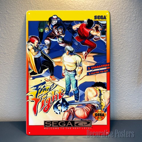 Retro Gaming Video - Final Fight Retro Video Game Metal
