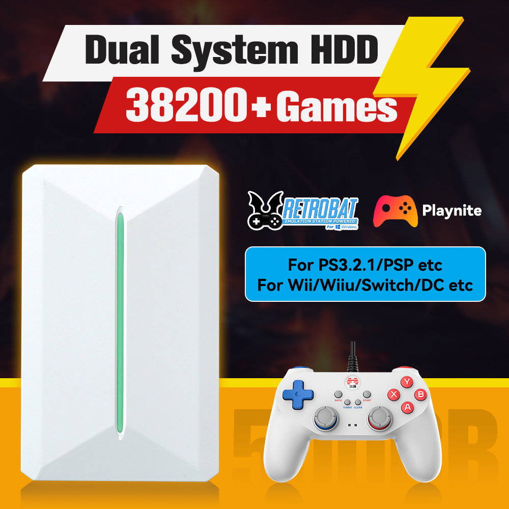 Retro Gaming Usb - Retrobat＆Playnite System HDD Retro Game Console