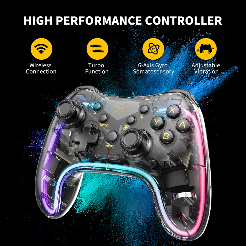 Retro Gaming Usb - Wireless RGB Retro Gaming Controller for