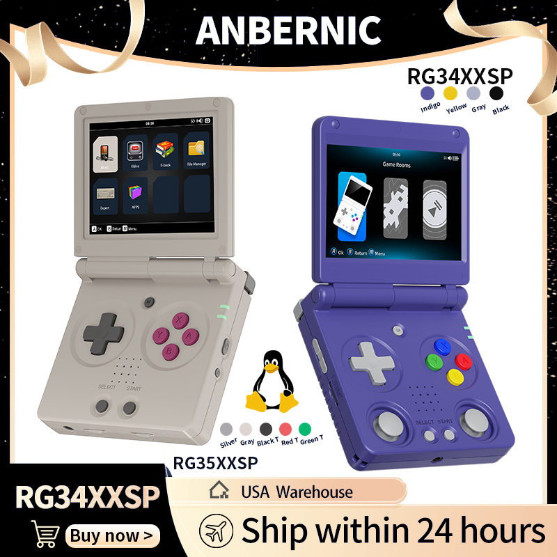 Anbernic RG34XXSP RG35XXSP Fli – обзор и цена Retro Gaming Realm