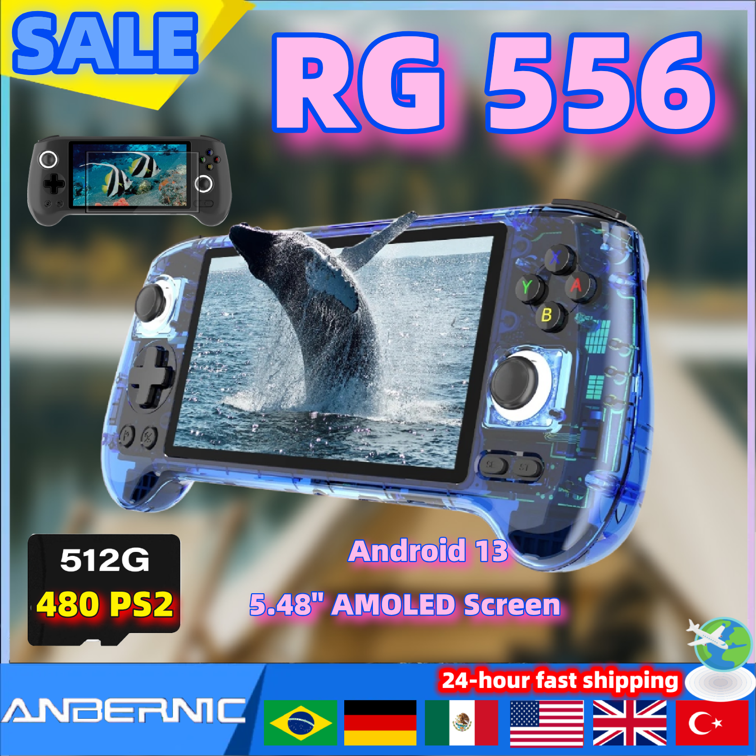ANBERNIC RG556 Retro Video Gam – обзор и цена Retro Gaming Android