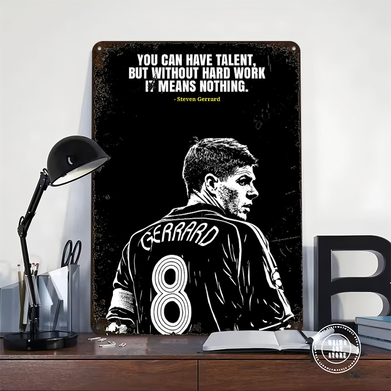 Steven Gerrard Quote Metal Pos – обзор и цена Retro Gaming Quotes