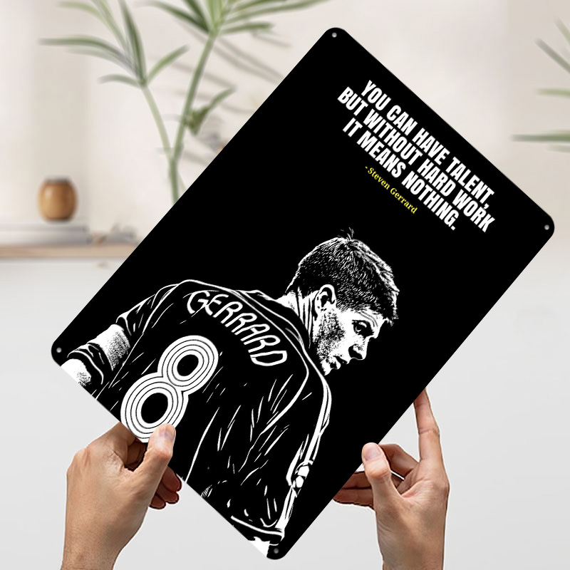 Steven Gerrard Quote Metal Pos – обзор и цена Retro Gaming Quotes