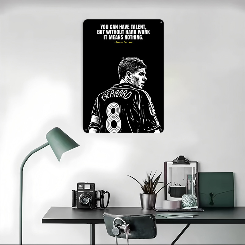 Steven Gerrard Quote Metal Pos – обзор и цена Retro Gaming Quotes