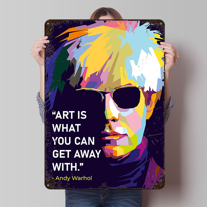 Andy Warhol Quote Poster Custo – обзор и цена Retro Gaming Quotes