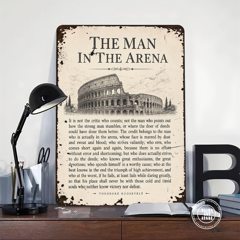 The Man in the Arena Quote Pos – обзор и цена Retro Gaming Quotes