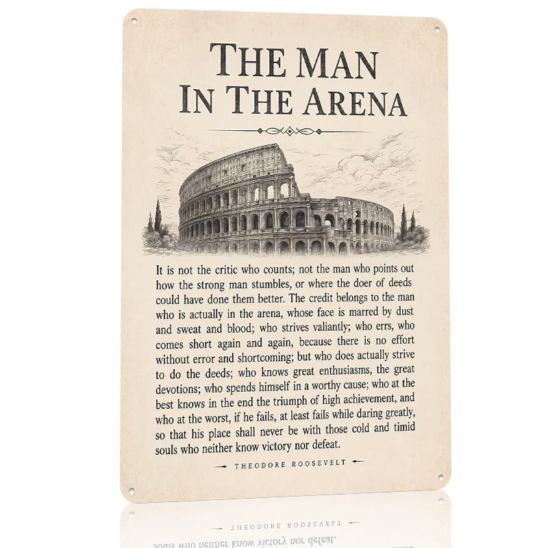 The Man in the Arena Quote Pos – обзор и цена Retro Gaming Quotes