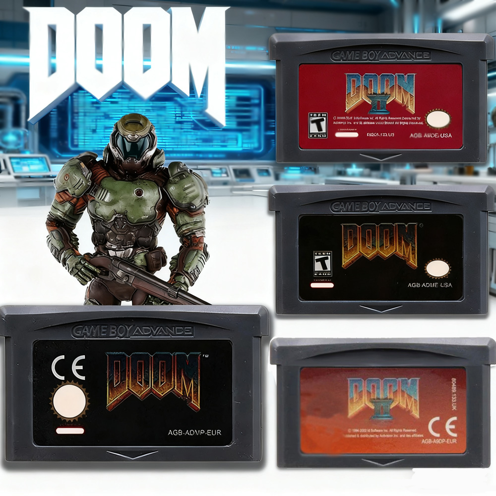 DOOM Series 32 Bit GBA Game Ca – обзор и цена Retro Gaming Video