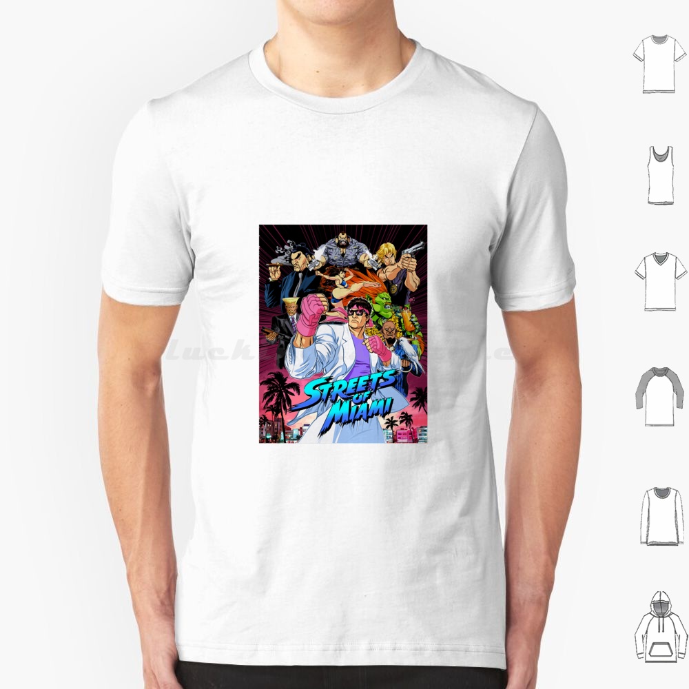 Streets Of Miami T Shirt 6xl C – обзор и цена Retro Gaming Kent