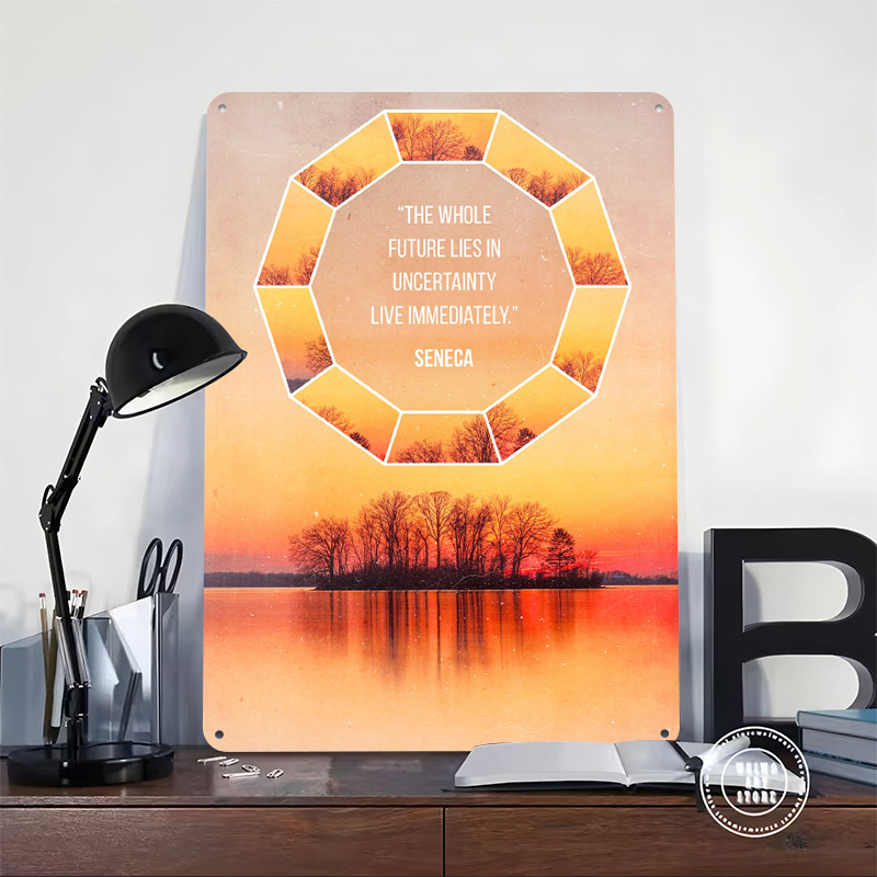 Seneca Quote 4 Printed Poster  – обзор и цена Retro Gaming Quotes