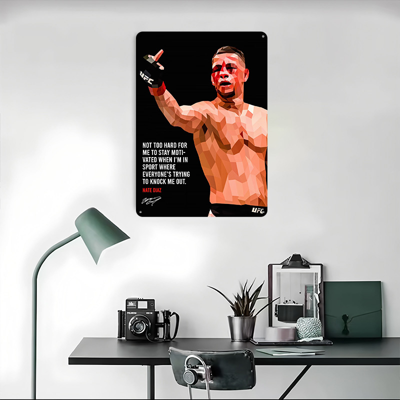 Nate Diaz Quotes Metal Sign Bo – обзор и цена Retro Gaming Quotes