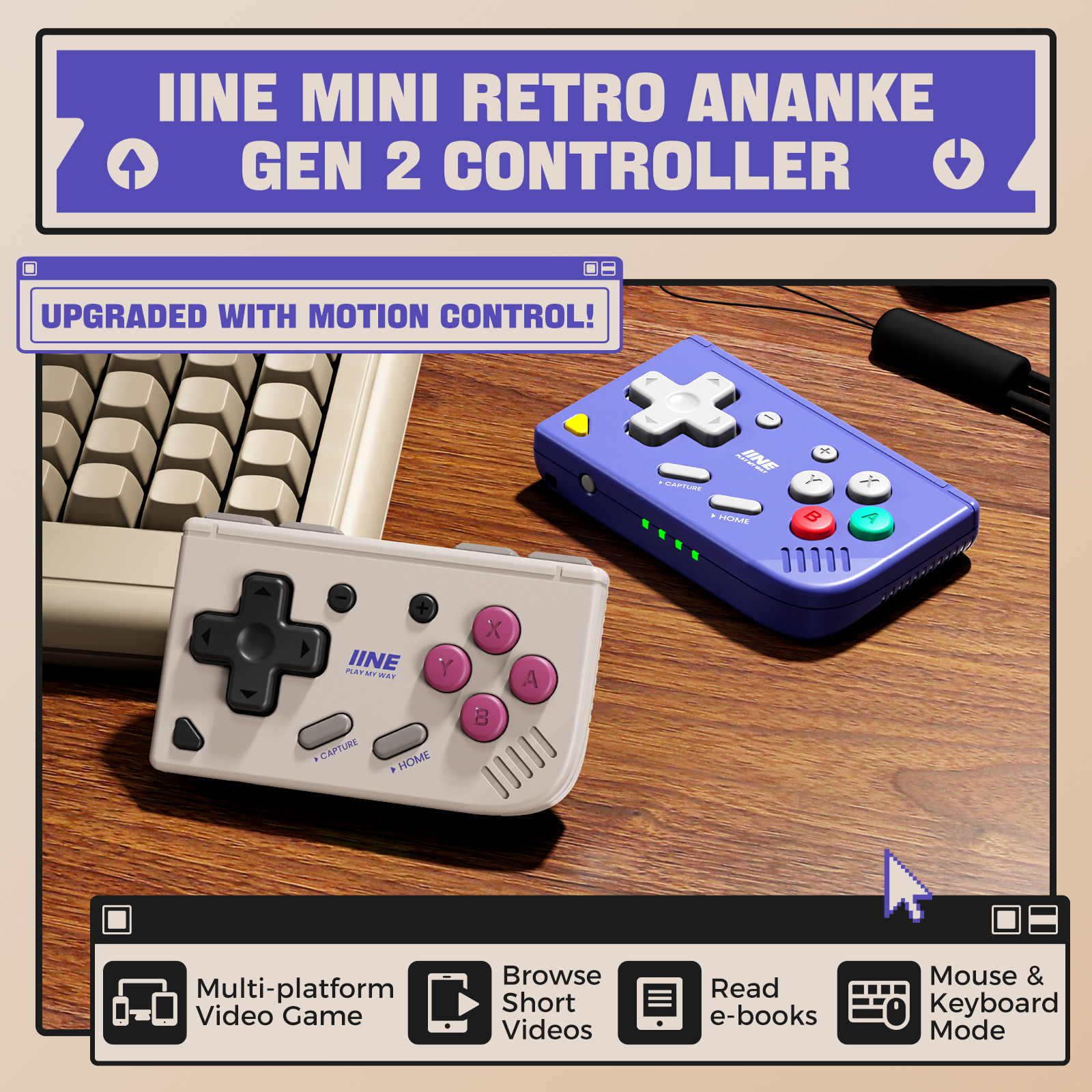 IINE Mini Retro Ananke Gen 2 G – обзор и цена Retro Gaming Usb