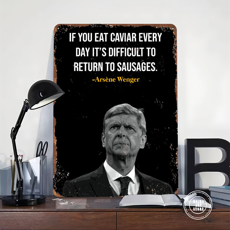 Arsene Wenger Quotes Metal Pos – обзор и цена Retro Gaming Quotes