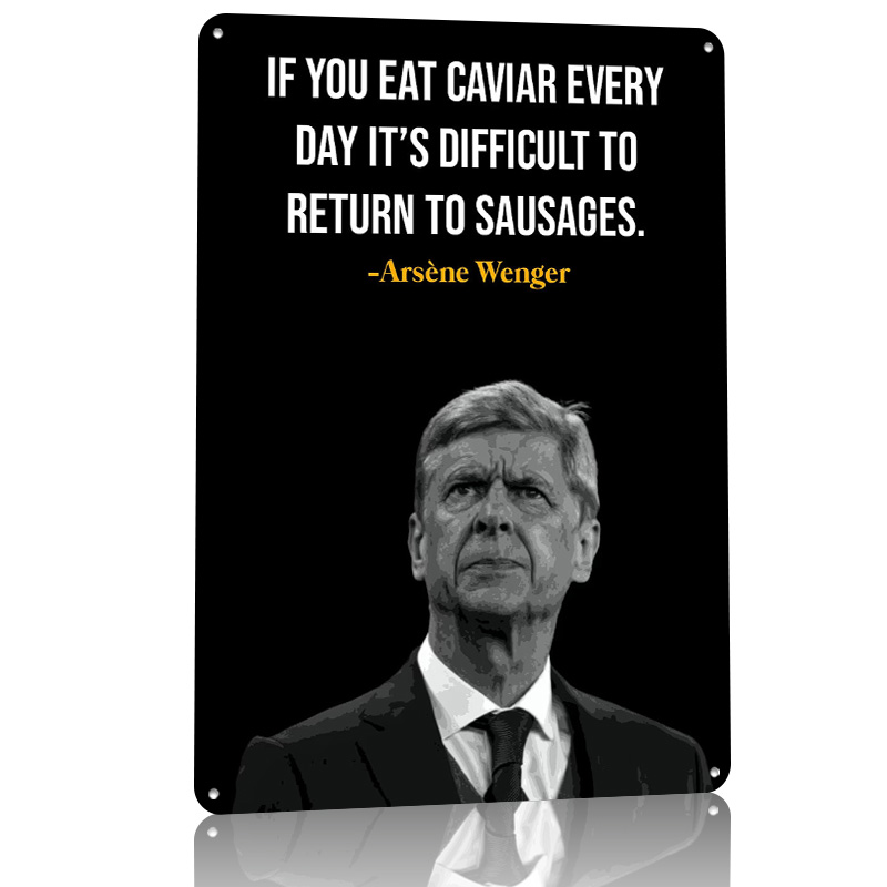 Arsene Wenger Quotes Metal Pos – обзор и цена Retro Gaming Quotes