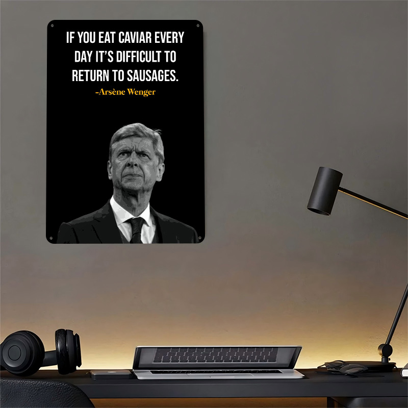 Arsene Wenger Quotes Metal Pos – обзор и цена Retro Gaming Quotes