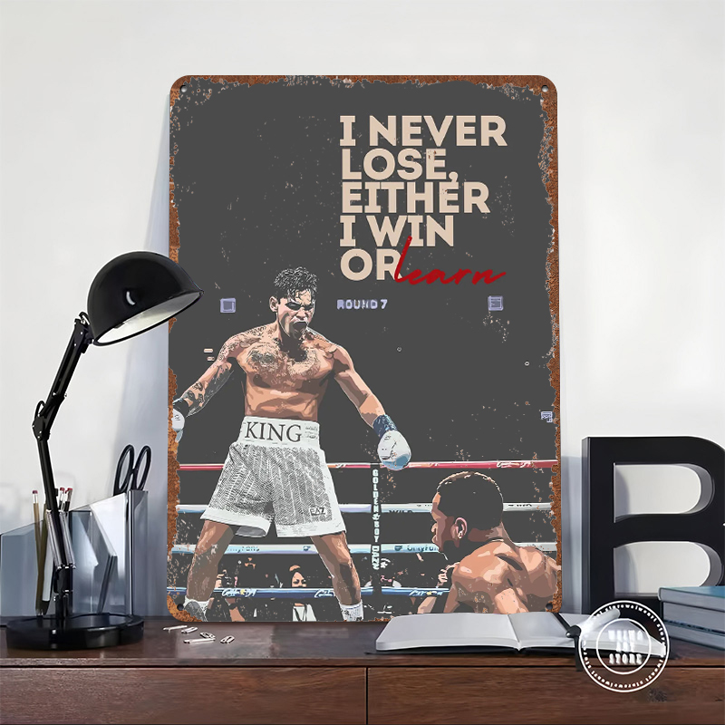 Boxing Quote Motivation Tin Po – обзор и цена Retro Gaming Quotes