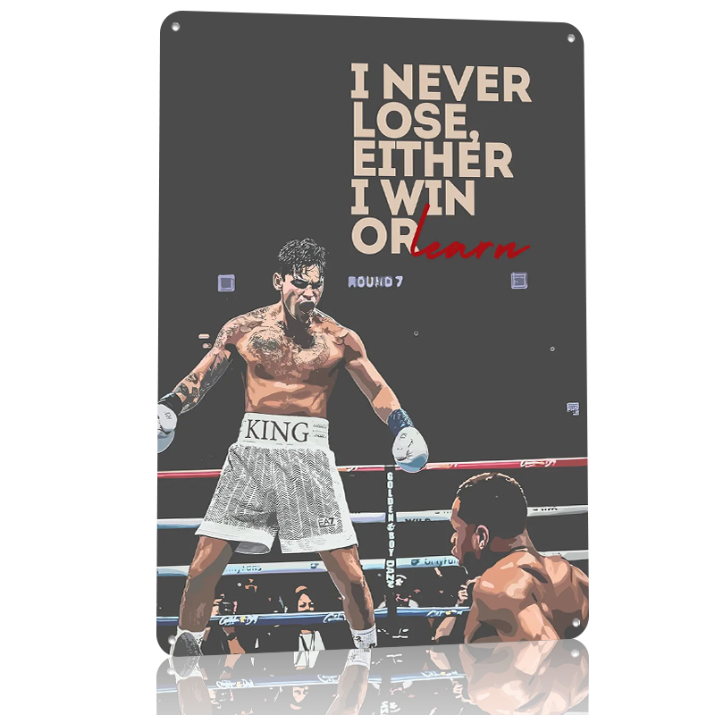 Boxing Quote Motivation Tin Po – обзор и цена Retro Gaming Quotes