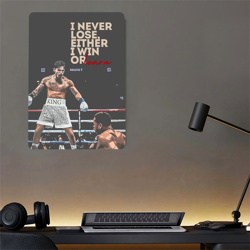 Boxing Quote Motivation Tin Po – обзор и цена Retro Gaming Quotes