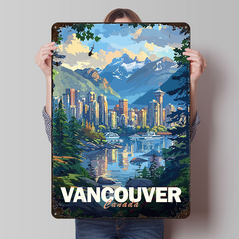 Vancouver Cityscape Printed Po – обзор и цена Retro Gaming Vancouver