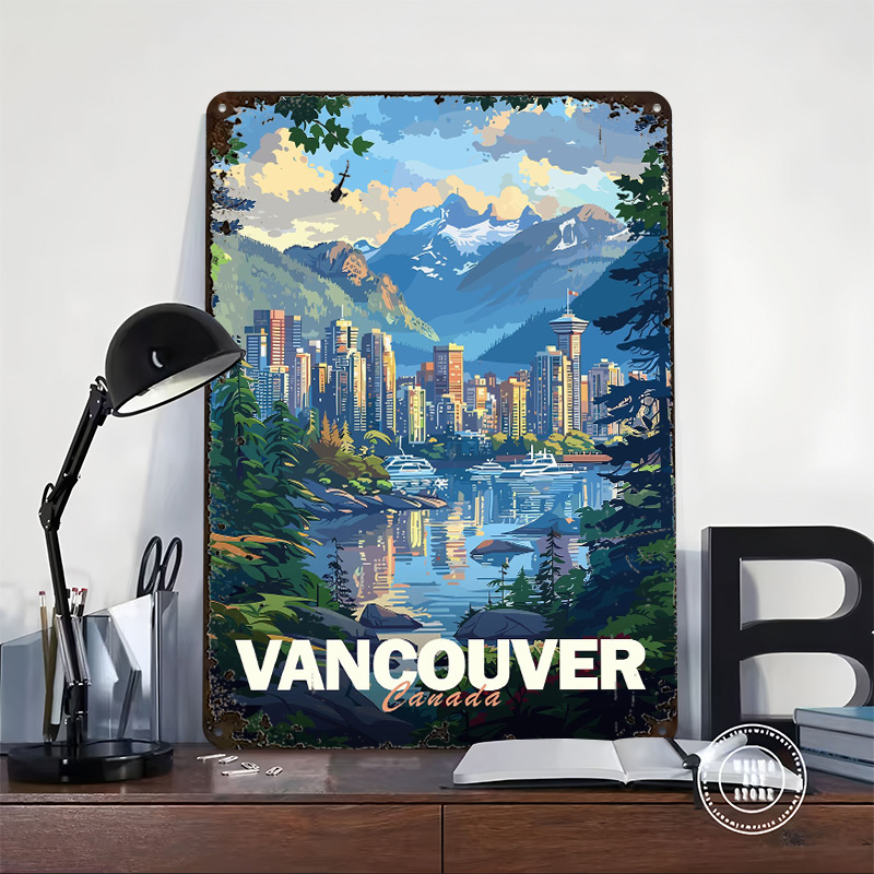 Vancouver Cityscape Printed Po – обзор и цена Retro Gaming Vancouver