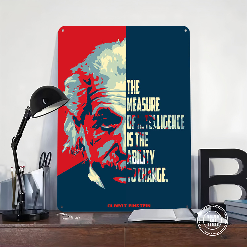 Albert Einstein Quotes Tinplat – обзор и цена Retro Gaming Quotes