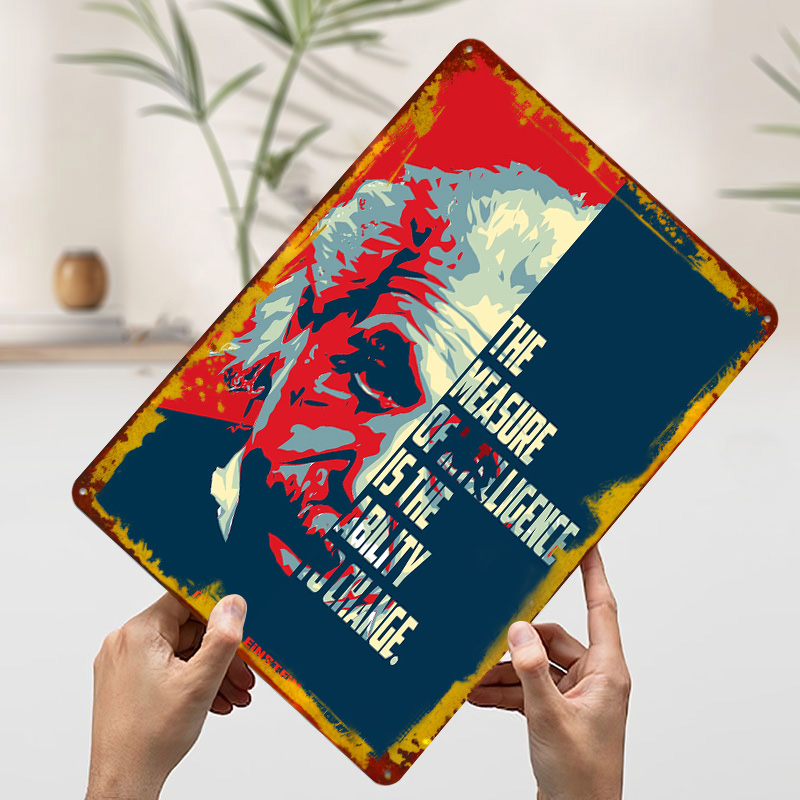 Albert Einstein Quotes Tinplat – обзор и цена Retro Gaming Quotes