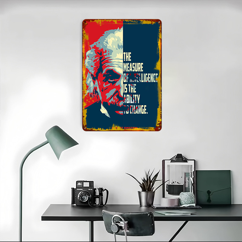 Albert Einstein Quotes Tinplat – обзор и цена Retro Gaming Quotes