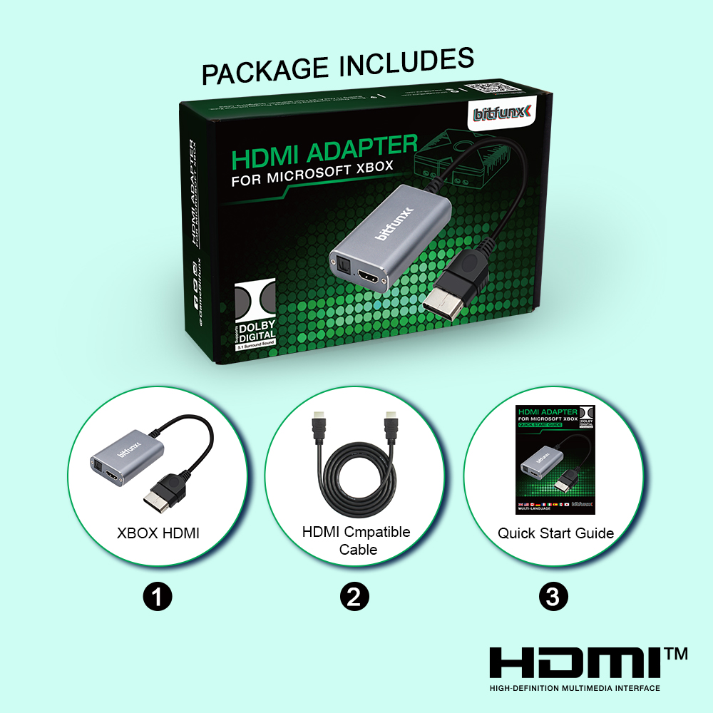 Bitfunx HDMI™ Adapter for XBOX – обзор и цена Retro Gaming Realm