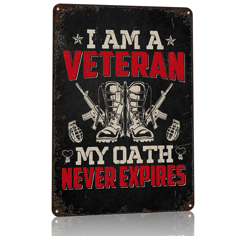 Veteran Military Quote Metal P – обзор и цена Retro Gaming Quotes
