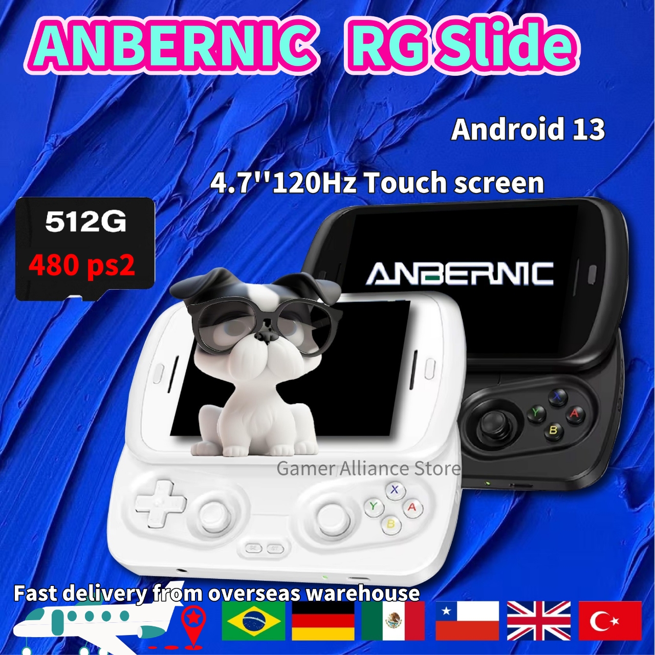 ANBERNIC RG Slide RGSlide Retr – обзор и цена Retro Gaming Android