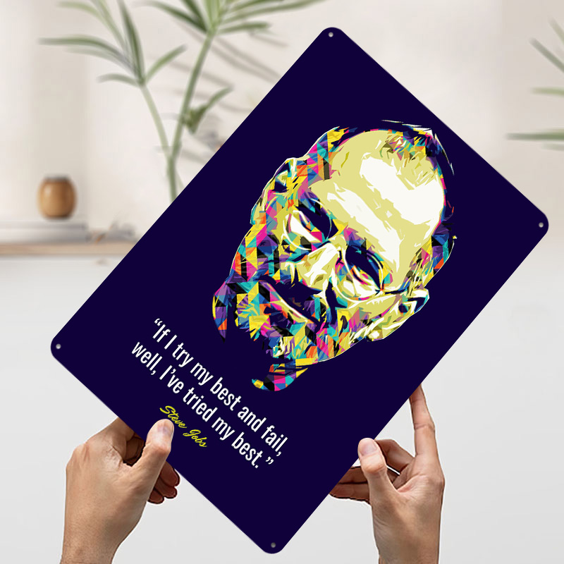 Steve Jobs Quotes Tinplate Pos – обзор и цена Retro Gaming Quotes