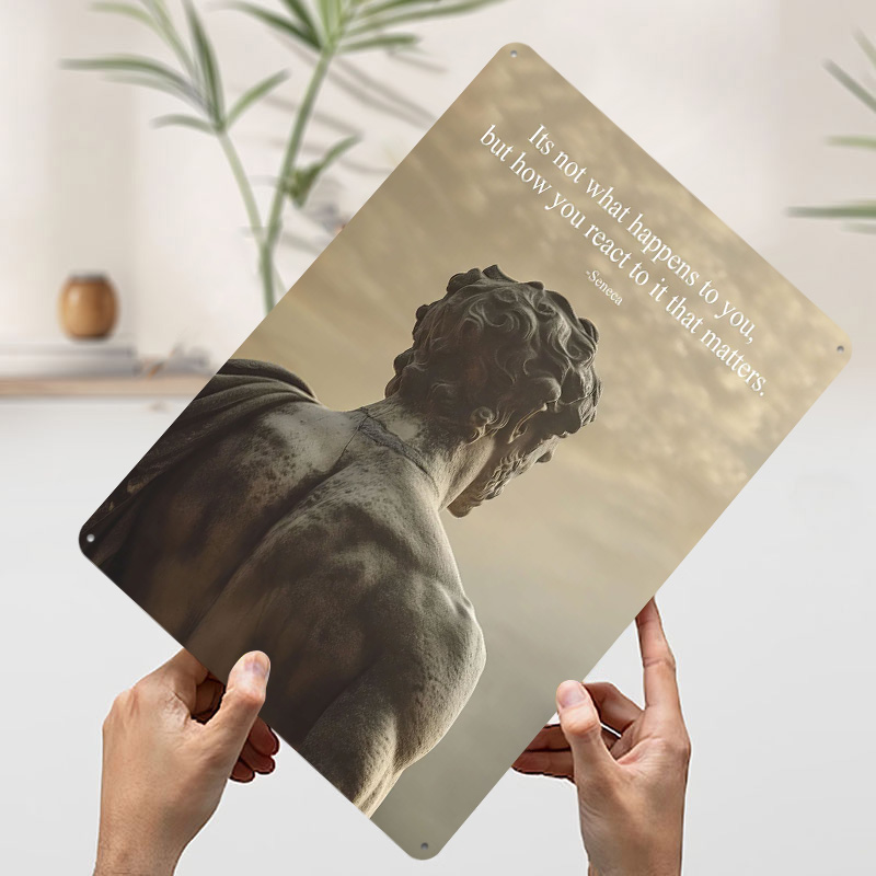Seneca Stoic Quote Tinplate Po – обзор и цена Retro Gaming Quotes