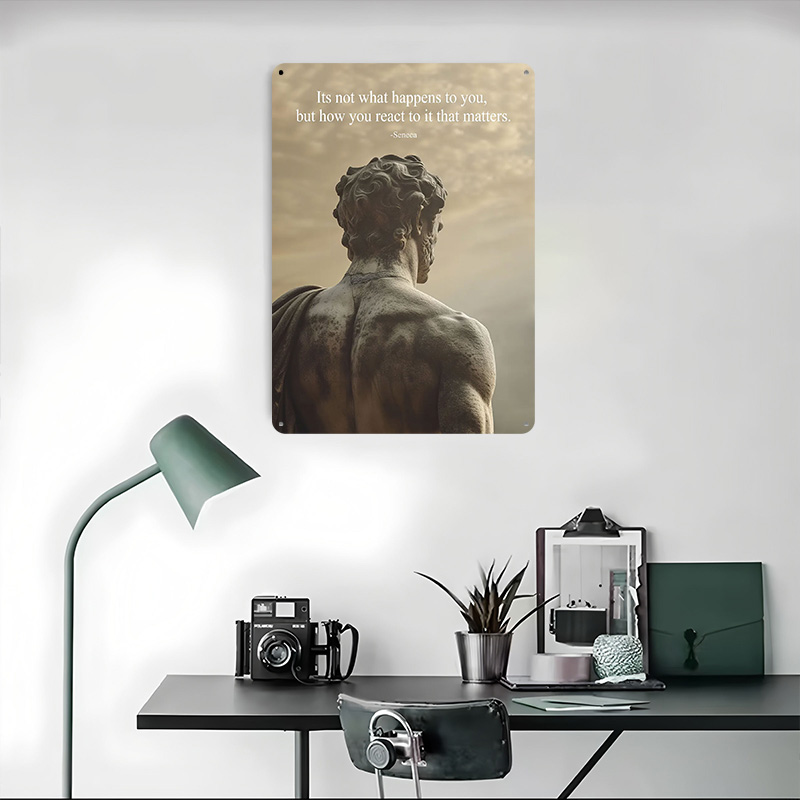 Seneca Stoic Quote Tinplate Po – обзор и цена Retro Gaming Quotes