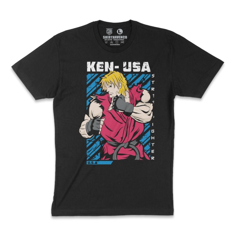 00012648#A-Ken T-Shirt Street  – обзор и цена Retro Gaming Kent