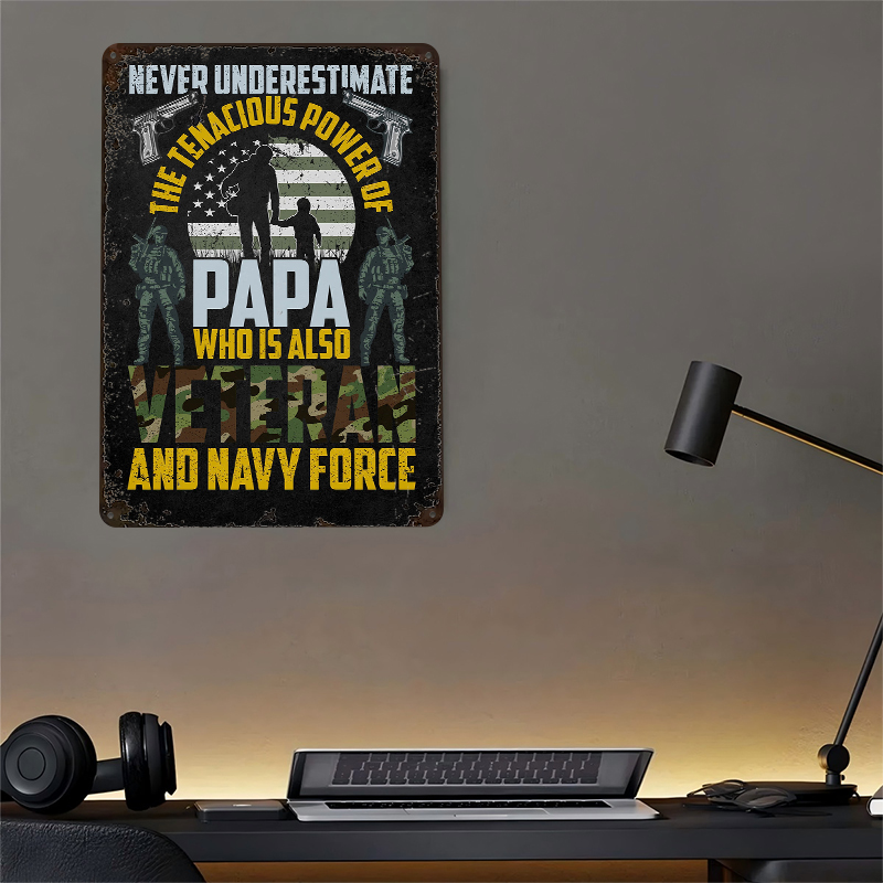 Veteran Military Quote Metal P – обзор и цена Retro Gaming Quotes