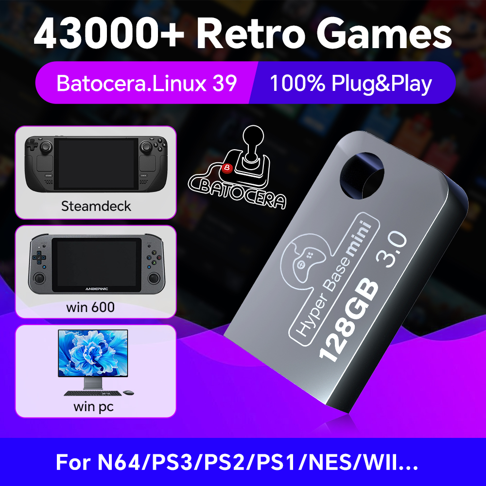 Batocera 128G USB Flash Drive  – обзор и цена Retro Gaming Usb