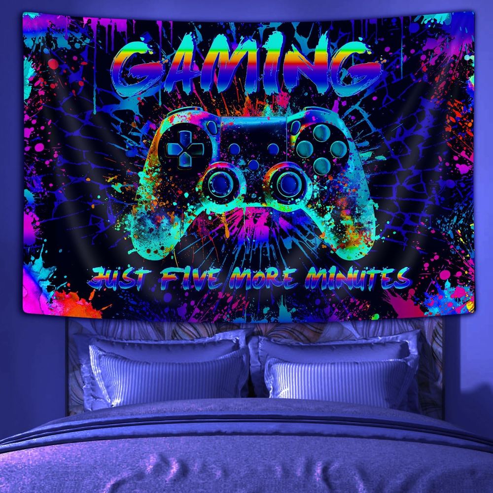 Cool Gaming Graffiti Tapestry  – обзор и цена Retro Gaming Video